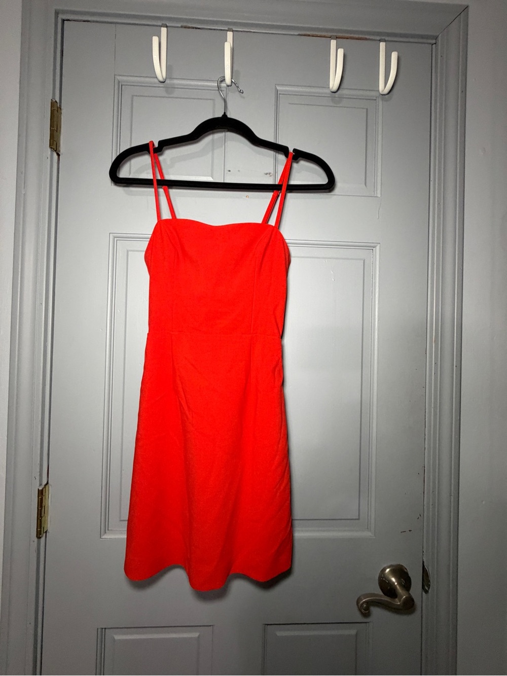French Connection Red Spaghetti-Strap Mini Dress